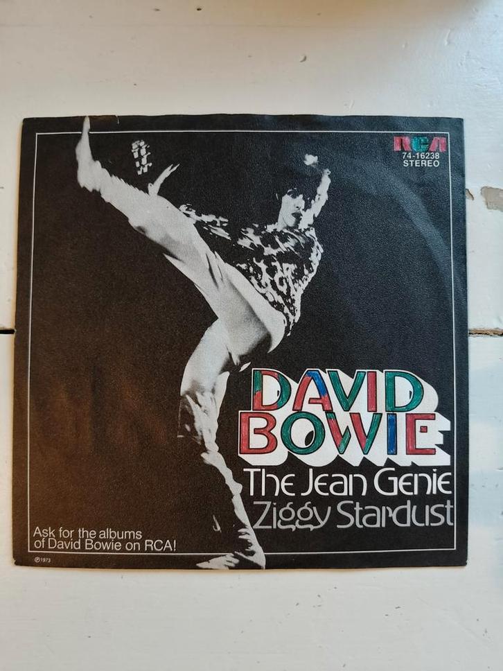 David Bowie - The Jean Genie 7" Single, Cd's en Dvd's, Vinyl Singles, Gebruikt, Single, Rock en Metal, 7 inch, Ophalen of Verzenden