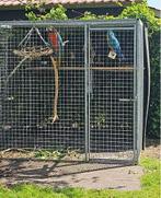 Grote buiten voliere voor papegaaien of ara's, Ophalen, Zo goed als nieuw, Metaal, Volière