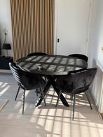 Eettafel 130cm, 100 tot 150 cm, Zo goed als nieuw, Vijf personen of meer, Metaal
