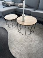 Salon tafel set (2), Huis en Inrichting, Tafels | Salontafels, Ophalen, Rond, 50 tot 100 cm, Minder dan 50 cm