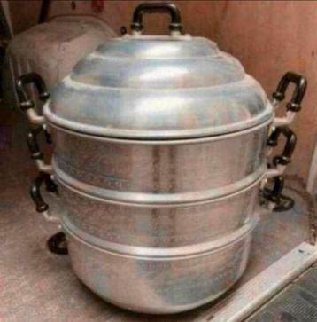 Pan Chinese Seng Thai Factory stoofpan stoom pan retro beschikbaar voor biedingen