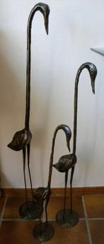 VOGEL METAAL, DESIGN, 3 STUKS, ZO GOED ALS NIEUW, Huis en Inrichting, Woonaccessoires | Overige, Ophalen of Verzenden, Zo goed als nieuw
