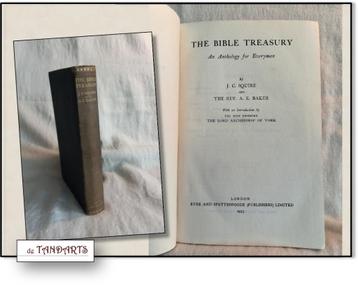 THE BIBLE TREASURY – 1933 **  intro. aartsbisschop YORK  ** beschikbaar voor biedingen