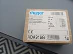 5 keer Hager ADA916G Aardlekautomaat 1P+N 16A, Doe-het-zelf en Verbouw, Ophalen of Verzenden, Nieuw, Schakelaar