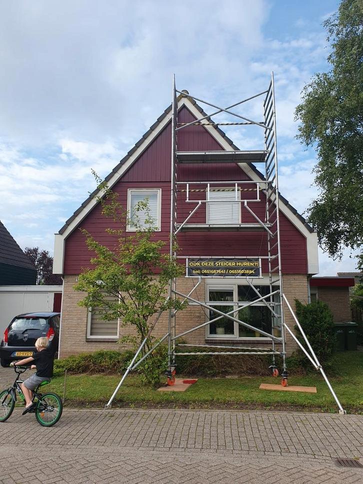 Te huur Rol Steiger omgeving Almere, Doe-het-zelf en Verbouw, Steigers, Gebruikt, Overige typen, 5 meter of hoger, Ophalen