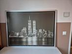 Groot schilderij van de New york twintowers, Huis en Inrichting, Woonaccessoires | Schilderijen, Tekeningen en Foto's, Ophalen