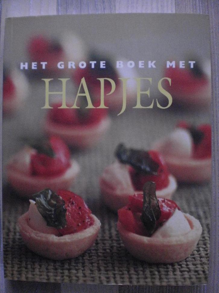 Het grote boek met Hapjes (304 blz.), Boeken, Kookboeken, Zo goed als nieuw, Tapas, Hapjes en Dim Sum, Europa, Ophalen of Verzenden