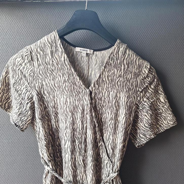 Nieuwe jurk van Garcia, XL, kan ook voor L, Kleding | Dames, Jurken, Zo goed als nieuw, Maat 46/48 (XL) of groter, Grijs, Onder de knie