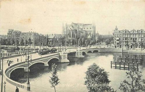 (380-838-009) Amsterdam Nieuwe Amstelbrug, Verzamelen, Ansichtkaarten | Nederland, Noord-Holland, Verzenden