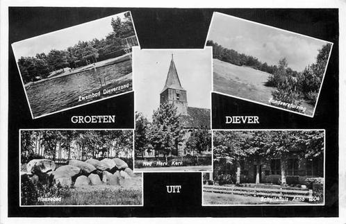 (377-496-009) Diever Multiview, Verzamelen, Ansichtkaarten | Nederland, Noord-Holland, Verzenden