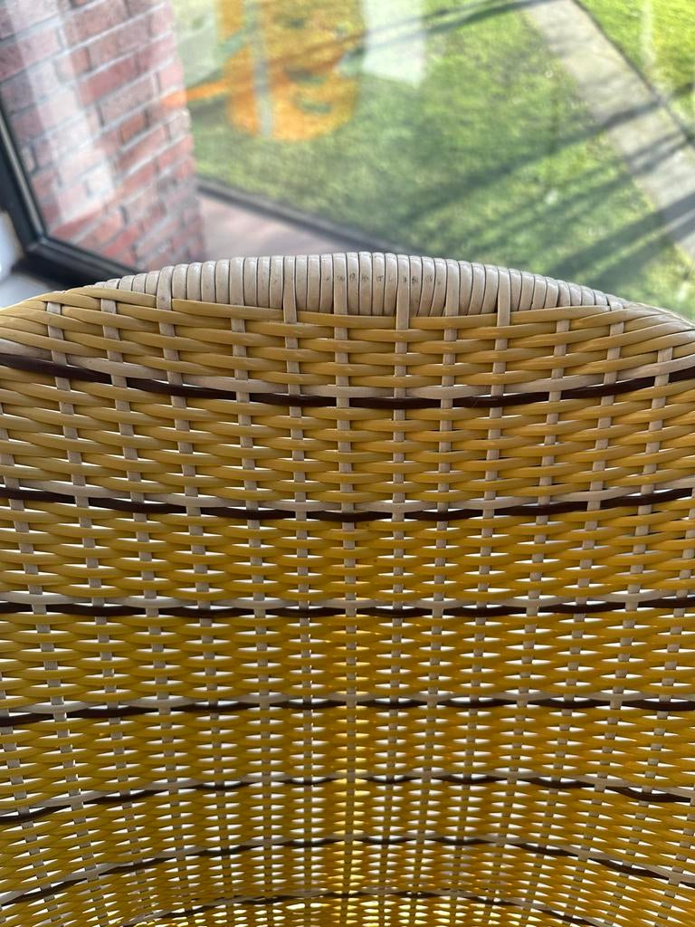 Rieten  Stoel kunststof, Ophalen, Gebruikt, Schaal, Riet
