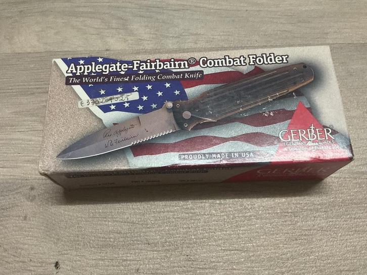 Gerber Applegate Fairbairn Combat folder zakmes mes USA, Verzamelen, Militaria | Algemeen, Landmacht, Mes of Dolk, Amerika, Ophalen of Verzenden