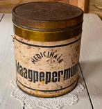 Een antiek pepermunt blik uit de apotheek, Ophalen of Verzenden, Gebruikt, Overige, Overige merken