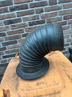 Haakse bocht enkelwandige kachelpijp 150 mm, Ophalen, Gebruikt, Hout, Houtkachel