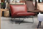 2 luxe fauteuils EARL Jess Design bruin cognac Luxor Tan, Huis en Inrichting, Fauteuils, Ophalen, Zo goed als nieuw, Metaal, 75 tot 100 cm