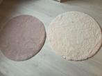 Vloerkleedjes 2 stuks, Huis en Inrichting, Stoffering | Tapijten en Kleden, 50 tot 100 cm, Rond, Zo goed als nieuw, 50 tot 100 cm