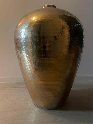 Nieuw!Hele grote gouden vaas van Countryfield 57 cm hoog beschikbaar voor biedingen