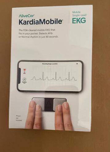 AliveCor Kardia Mobile 1-kanaal ECG-apparaat * Nieuw beschikbaar voor biedingen