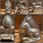 Oude bakvormen paashaas, ei, lam etc, bij Puurnostalgie, Diversen, Pasen, Ophalen of Verzenden