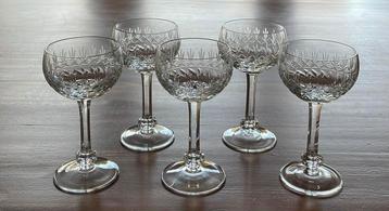 5 Villeroy & Boch Treveris voetglazen beschikbaar voor biedingen