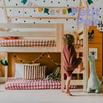 Bed huis Halfhoogslaper 90x190, Ophalen, Gebruikt, Halfhoogslaper