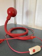 Te koop rode vintage Hema lamp., Ophalen of Verzenden, Gebruikt, Metaal, Minder dan 50 cm