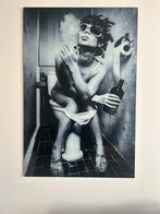 Glas schilderij - Badkamer Diva, Ophalen