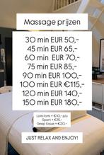 Masseur - Massage - Ontspanningsmassage - Sportmassage, Stoelmassage