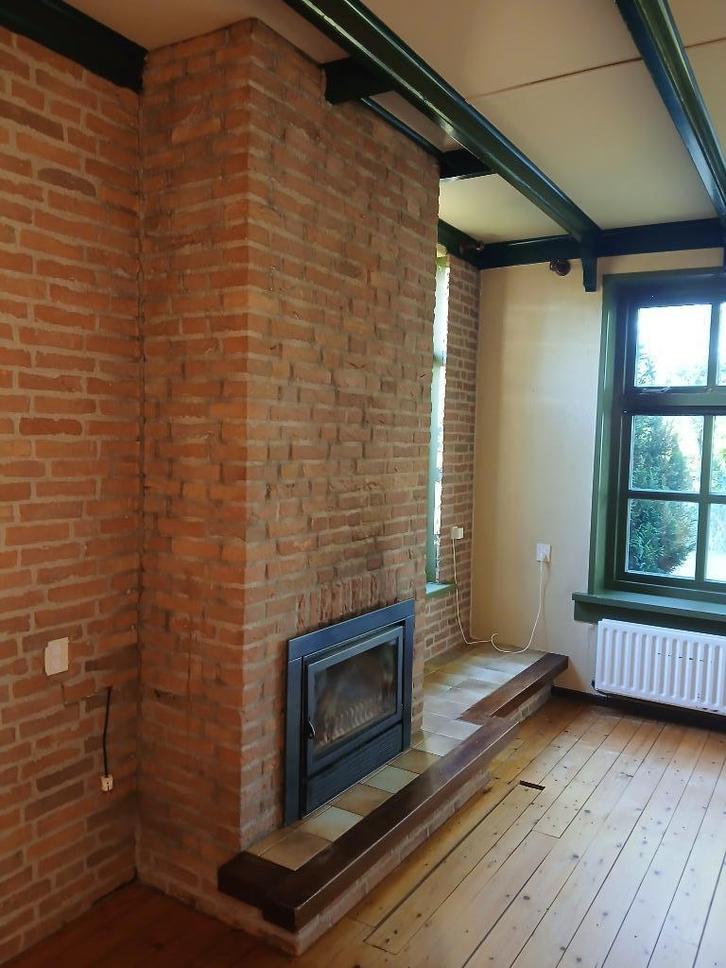 Flam kachel, Huis en Inrichting, Kachels, Gebruikt, Inbouw, Houtkachel, Hout, Ophalen