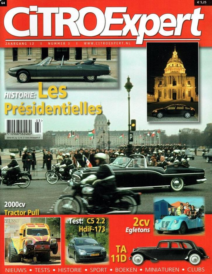 CitroExpert 2007 nr. 64 (o.a. Citroën Traction Avant 11D), Boeken, Auto's | Folders en Tijdschriften, Gelezen, Citroën, Verzenden