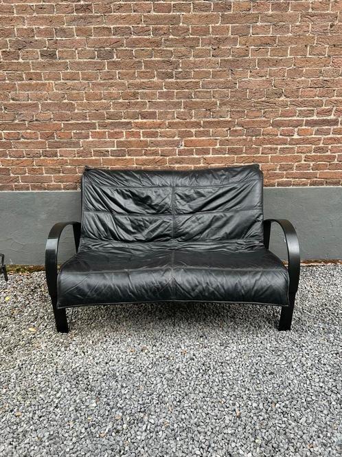 Jaren ‘80 IKEA Pohlem bank door Tord Björnklund, Huis en Inrichting, Banken | Bankstellen, Gebruikt, Rechte bank, Tweepersoons