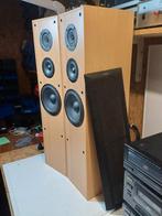 Jamo Studio 160 zuil speakers, Audio, Tv en Foto, Luidsprekers, Ophalen, Gebruikt, 120 watt of meer, Front, Rear of Stereo speakers