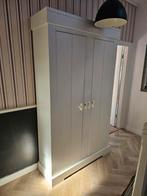 Witte Houten Kast met Planken, Huis en Inrichting, Ophalen, 100 tot 150 cm, 200 cm of meer, Landelijk