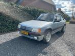 Peugeot 205 1.6 CTI Cabriolet 1986 98315 km APK 08-2026, Voorwielaandrijving, Zwart, Cabriolet, Leder en Stof