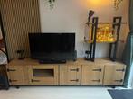 Tv meubel steigerhout 250cm, Ophalen, Zo goed als nieuw, 200 cm of meer, Minder dan 100 cm
