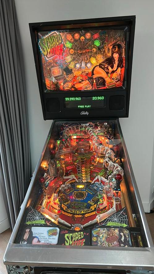 Scared Stiff, Verzamelen, Automaten | Flipperkasten, Gebruikt, Dot-matrix, Flipperkast, Bally, Ophalen