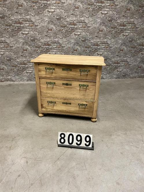 Antieke grenen ladekast nr8099, Huis en Inrichting, Kasten | Ladekasten, Nieuw, Minder dan 100 cm, 50 tot 100 cm, 25 tot 50 cm