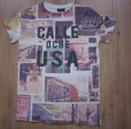 Wit T-Shirt met Print (140), Kinderen en Baby's, Kinderkleding | Maat 140, Gebruikt, Shirt of Longsleeve, Jongen, Scamps & Boys