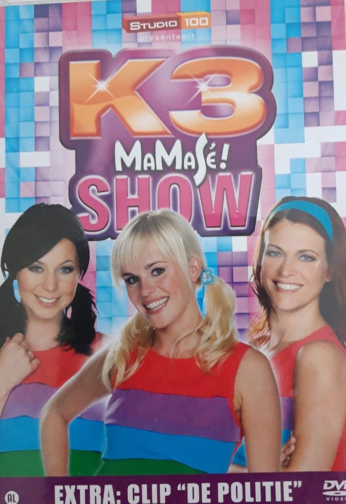 K3 Mamase show KRASVRIJE DVD, Cd's en Dvd's, Dvd's | Kinderen en Jeugd, Zo goed als nieuw, Alle leeftijden, Verzenden