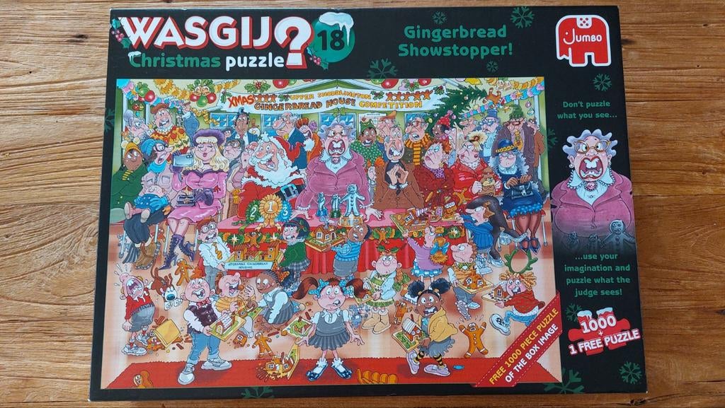 Wasgij? Christmas puzzle 18, Ophalen of Verzenden, 500 t/m 1500 stukjes, Gebruikt