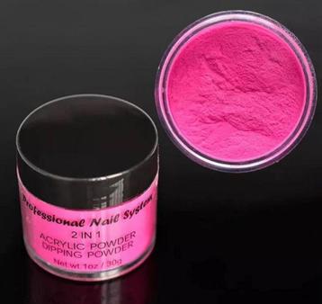 2 in 1 Acryl/Dipping Neon Kleuren Poeder 30g. Nagels/Nailart beschikbaar voor biedingen