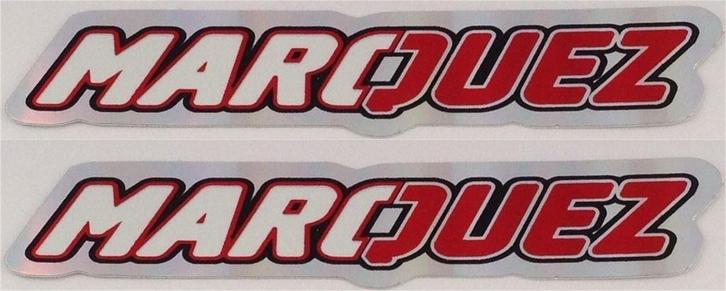 Marc Márquez metallic sticker set #6, Motoren, Accessoires | Stickers, Verzenden