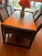 Eettafel + 6 stoelen, Ophalen, Gebruikt