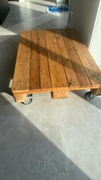 Pallet salontafel, Huis en Inrichting, Tafels | Salontafels, 100 tot 150 cm, Zo goed als nieuw, Minder dan 50 cm, Rechthoekig