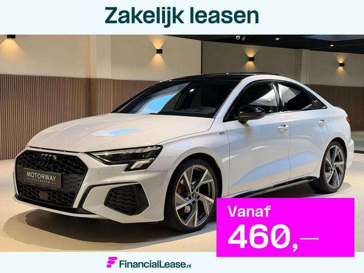 Audi A3 Limousine 35 TFSI 3x S-LINE |PANO|B&O|VIRTUAL|HUD|AC, Auto's, Audi, Bedrijf, Lease, Financial lease, A3, ABS, Achteruitrijcamera