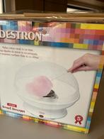 Suikerspinmachine Destron met stokjes, Witgoed en Apparatuur, Ophalen of Verzenden, Zo goed als nieuw