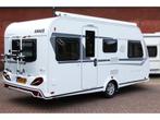 Knaus Sudwind 460 EU 2019 Mover Luifel TV Fietsrek 2X Cateye, Caravans en Kamperen, Overige typen, Bedrijf, Treinzit, Schokbreker