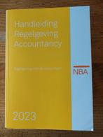 Handleiding Regelgeving Accountancy 2023
9789075103892, NBA, Zo goed als nieuw, Beta, HBO