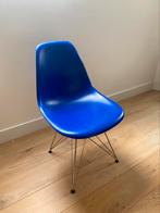 Originele Vitra Eames side chair DSR blauw, Blauw, Gebruikt, Ophalen of Verzenden, Eén