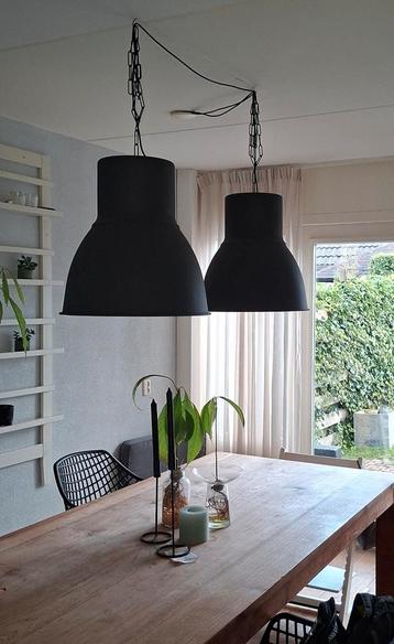 Antraciet hanglampen,  type Hektar (Ikea), € 10,00/st beschikbaar voor biedingen